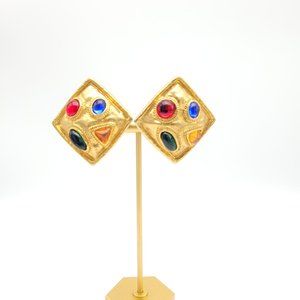 80s Gilded Gold Vermeil Earrings